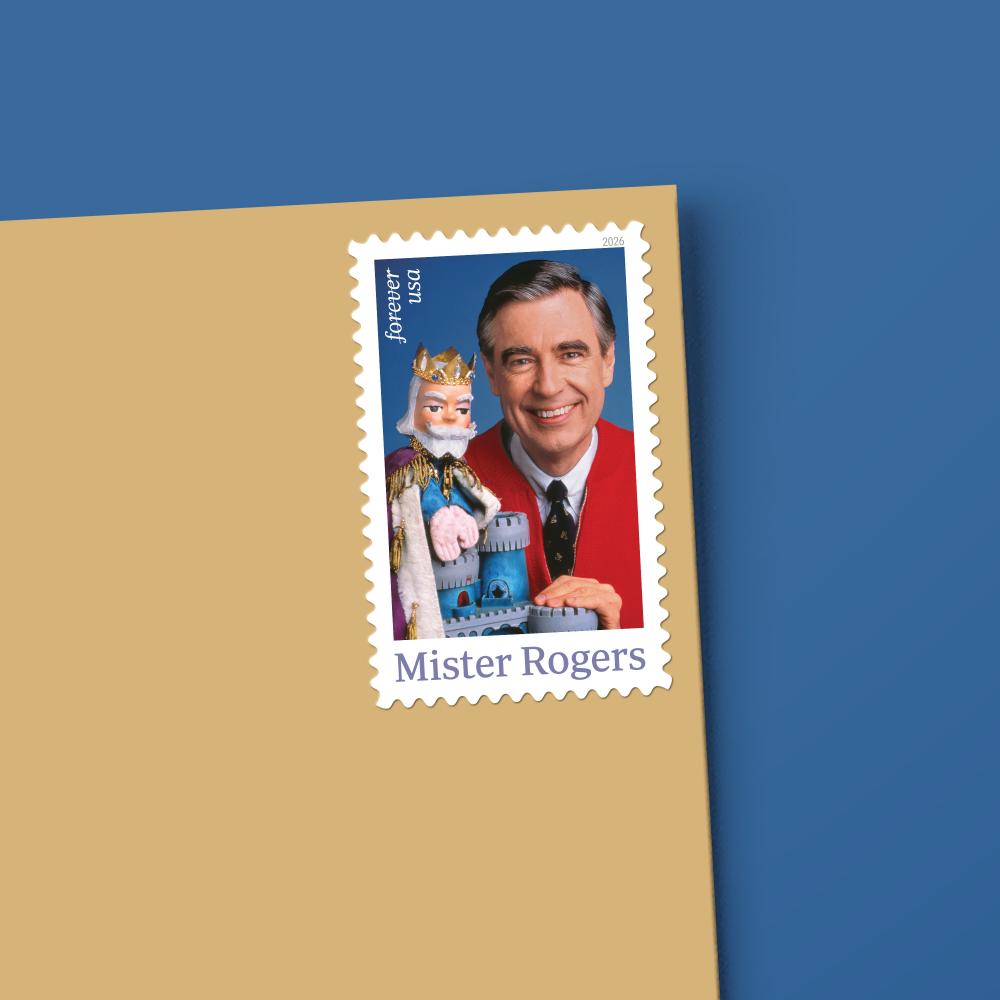 (2026) Mister Rogers Forever Stamps, Sheet of 20